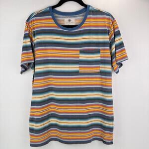 On the Byas Striped Tee Size M